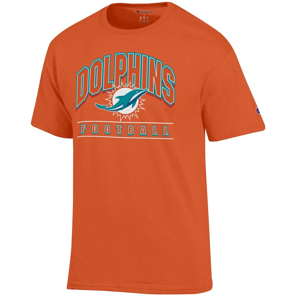 Miami Dolphins Champion Football T-Shirt Orange