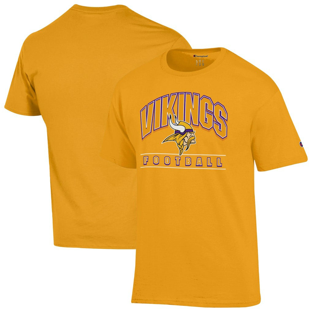 Minnesota Vikings Champion Football T-Shirt Gold