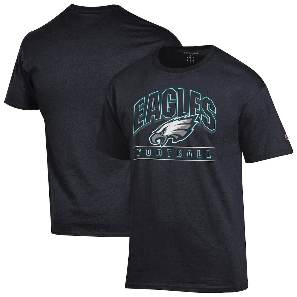 Philadelphia Eagles Champion Football T-Shirt Black