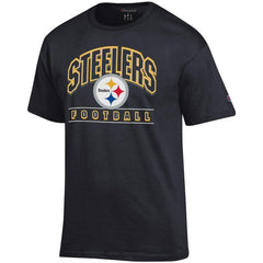 Pittsburgh Steelers Champion Football T-Shirt Black
