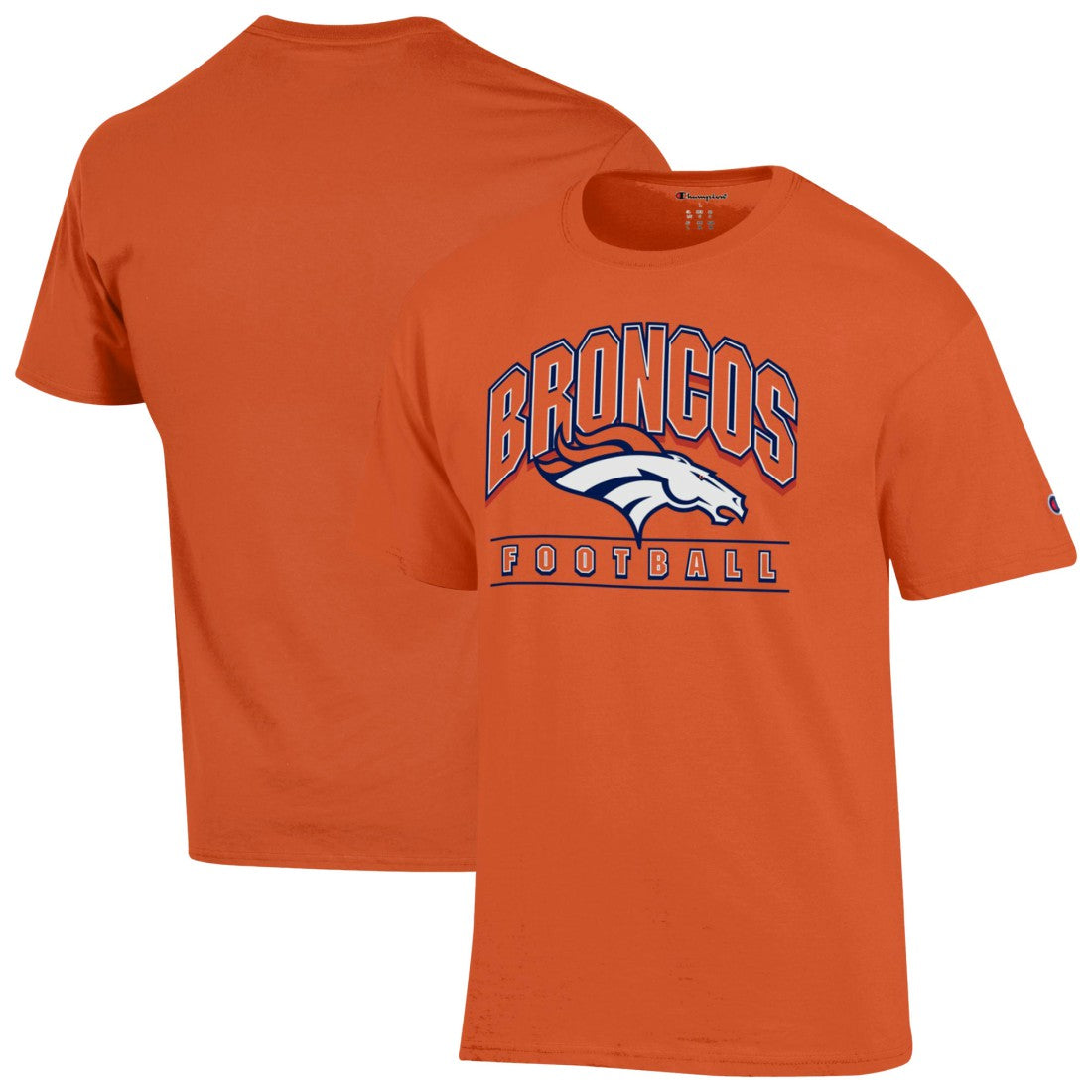 Denver Broncos Champion Football T-Shirt Orange