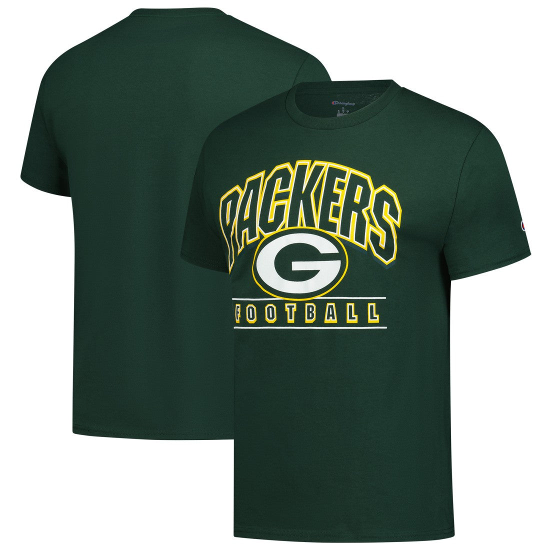 Green Bay Packers Champion Football T-Shirt Green