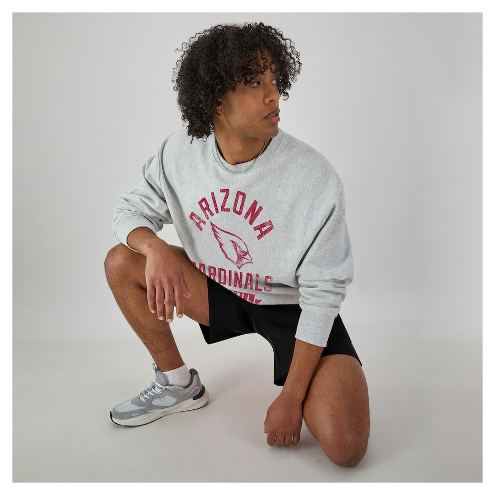 Arizona Cardinals Champion Reverse Weave Fleece Pullover Sweatshirt Heather Gray