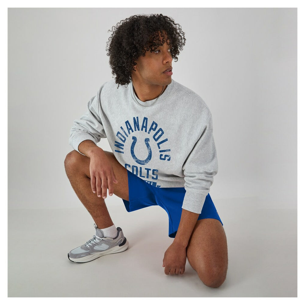 Indianapolis Colts Champion Reverse Weave Fleece Pullover Sweatshirt Heather Gray