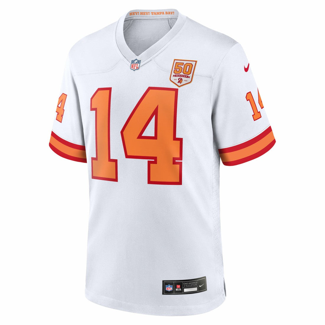 Chris Godwin Jr. '76 Tampa Bay Buccaneers 50th Season Game Jersey White