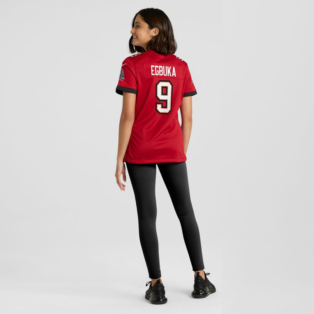 Emeka Egbuka Tampa Bay Buccaneers Women's 50th Season Team Game Jersey Red