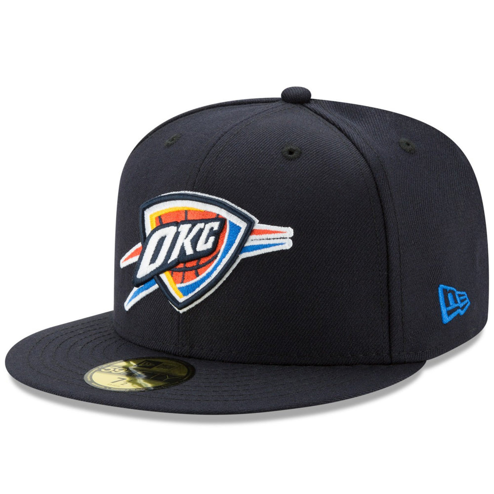 Oklahoma City Thunder 2025 NBA Finals Champions Side Patch 59FIFTY Fitted Hat Navy