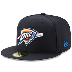 Oklahoma City Thunder 2025 NBA Finals Champions Side Patch 59FIFTY Fitted Hat Navy