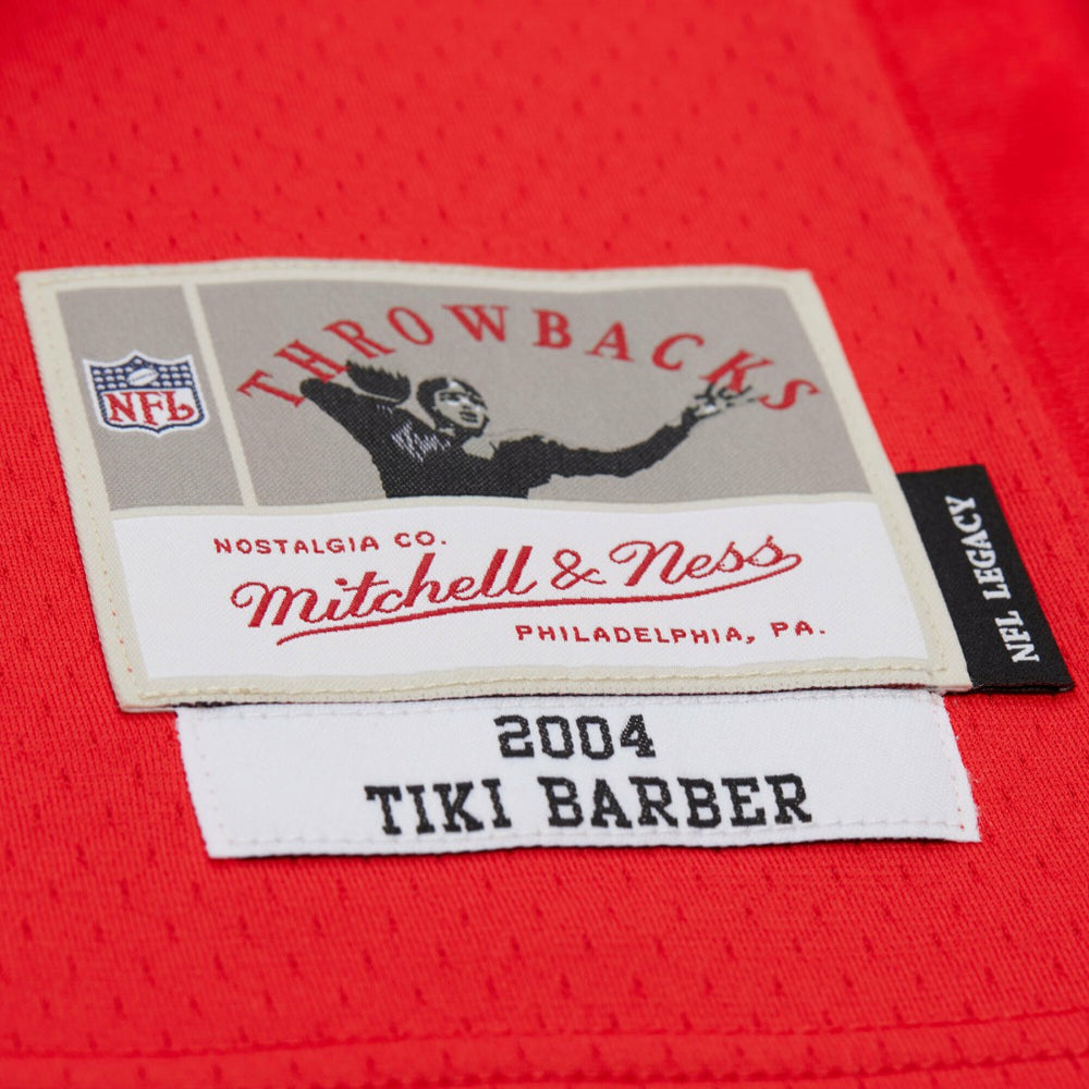 Tiki Barber New York Giants 2004 Legacy Replica Jersey Red