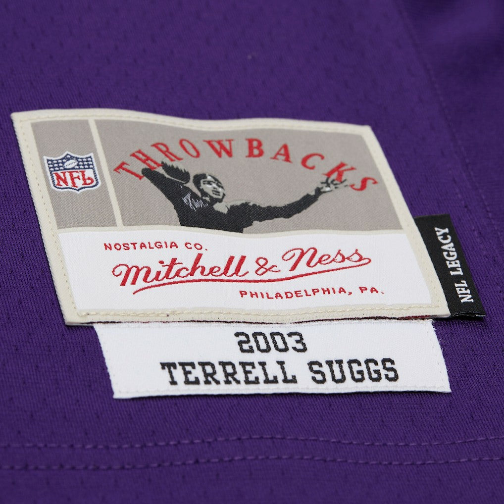 Terrell Suggs Baltimore Ravens 2003 Legacy Replica Jersey Purple