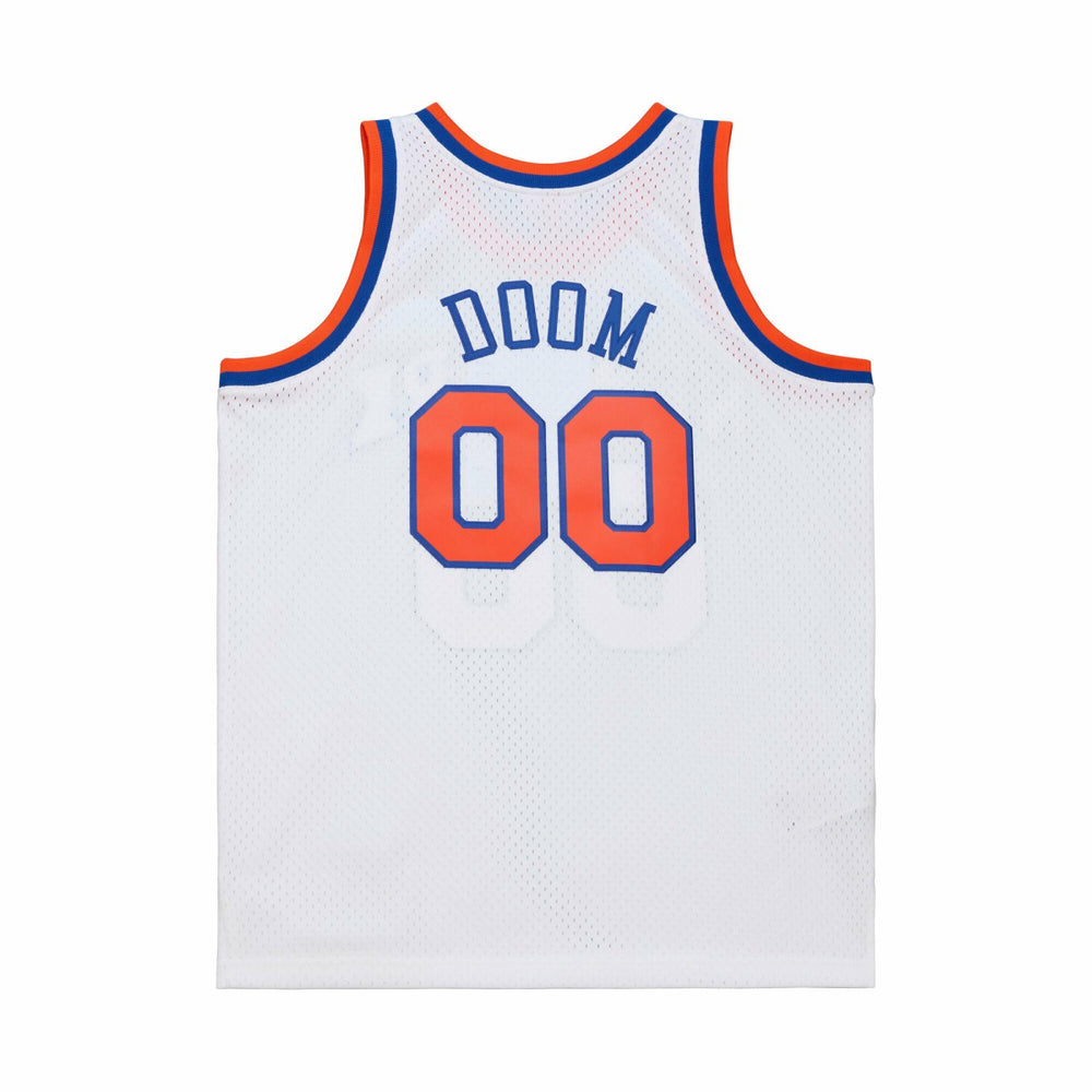 MF DOOM x NY Knicks x A New York Story Fashion Jersey White