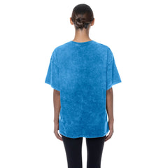 Detroit Lions New Era Women's Throwback Oversized T-Shirt Blue