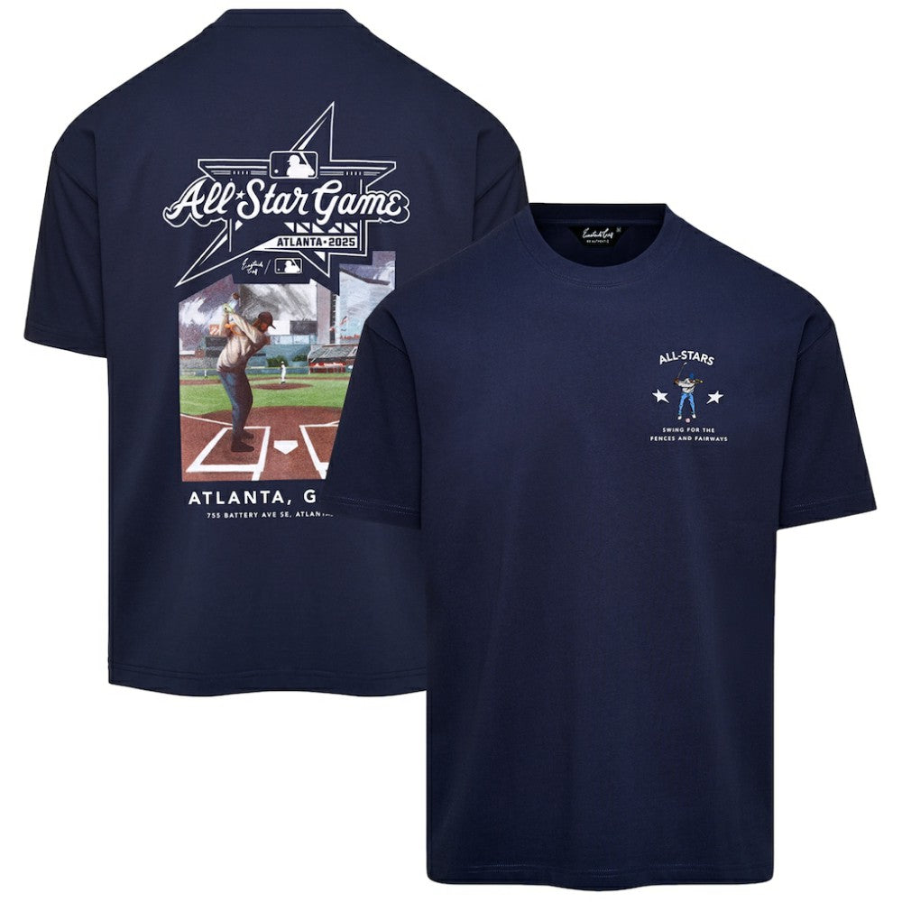 Atlanta Braves Eastside Golf 2025 MLB All-Star Game Stadium T-Shirt - Navy T-shirts