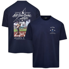 Atlanta Braves Eastside Golf 2025 MLB All-Star Game Stadium T-Shirt - Navy T-shirts