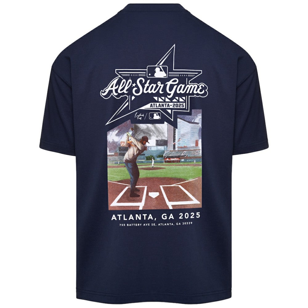 Atlanta Braves Eastside Golf 2025 MLB All-Star Game Stadium T-Shirt - Navy T-shirts