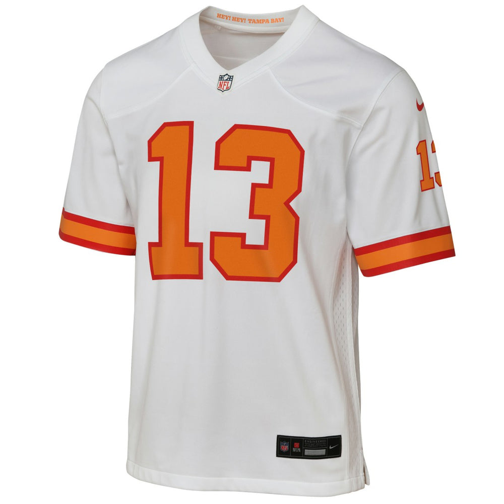 Mike Evans '76 Tampa Bay Buccaneers Youth Game Jersey White