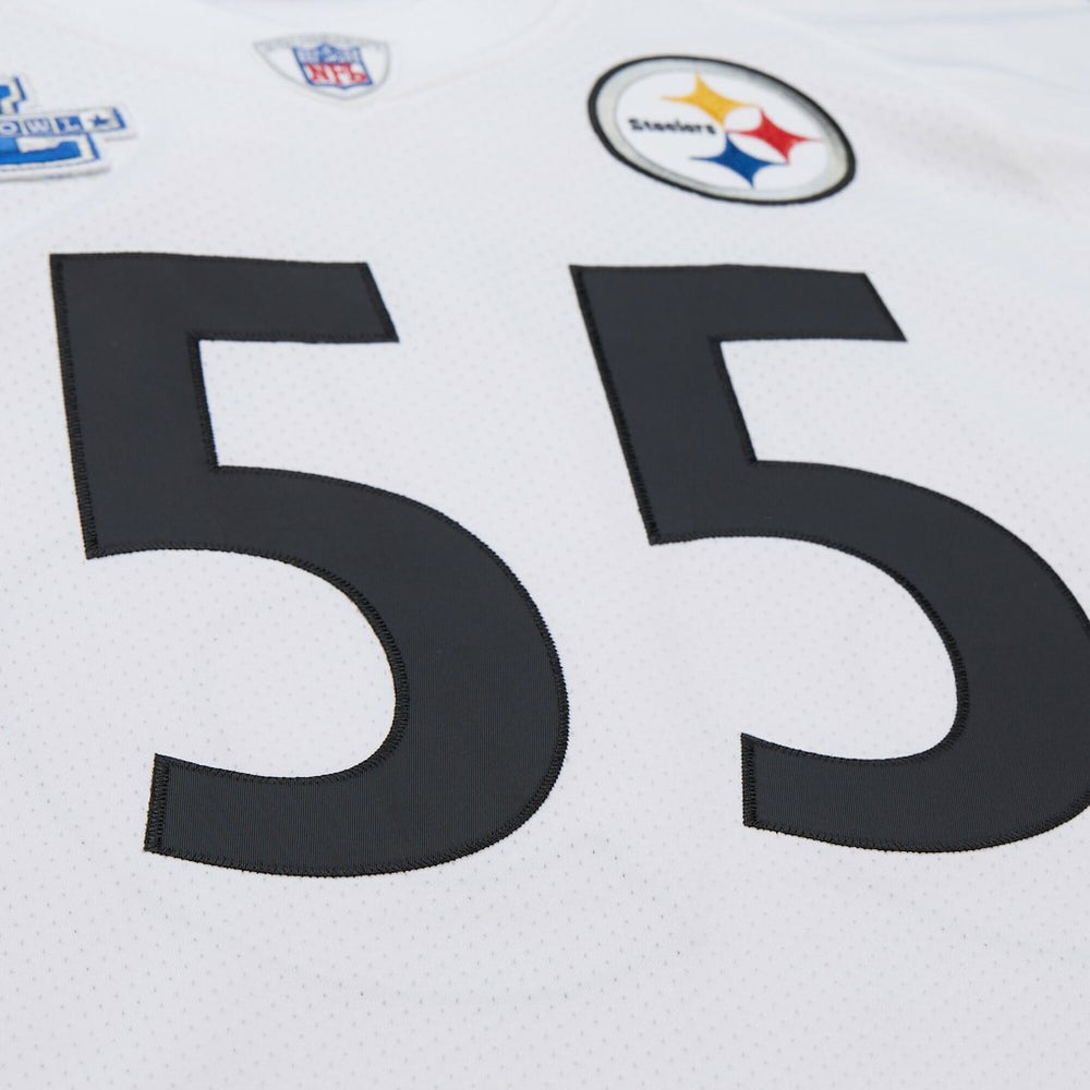 Joey Porter Pittsburgh Steelers 2005 Authentic Throwback Retired Player Jersey White