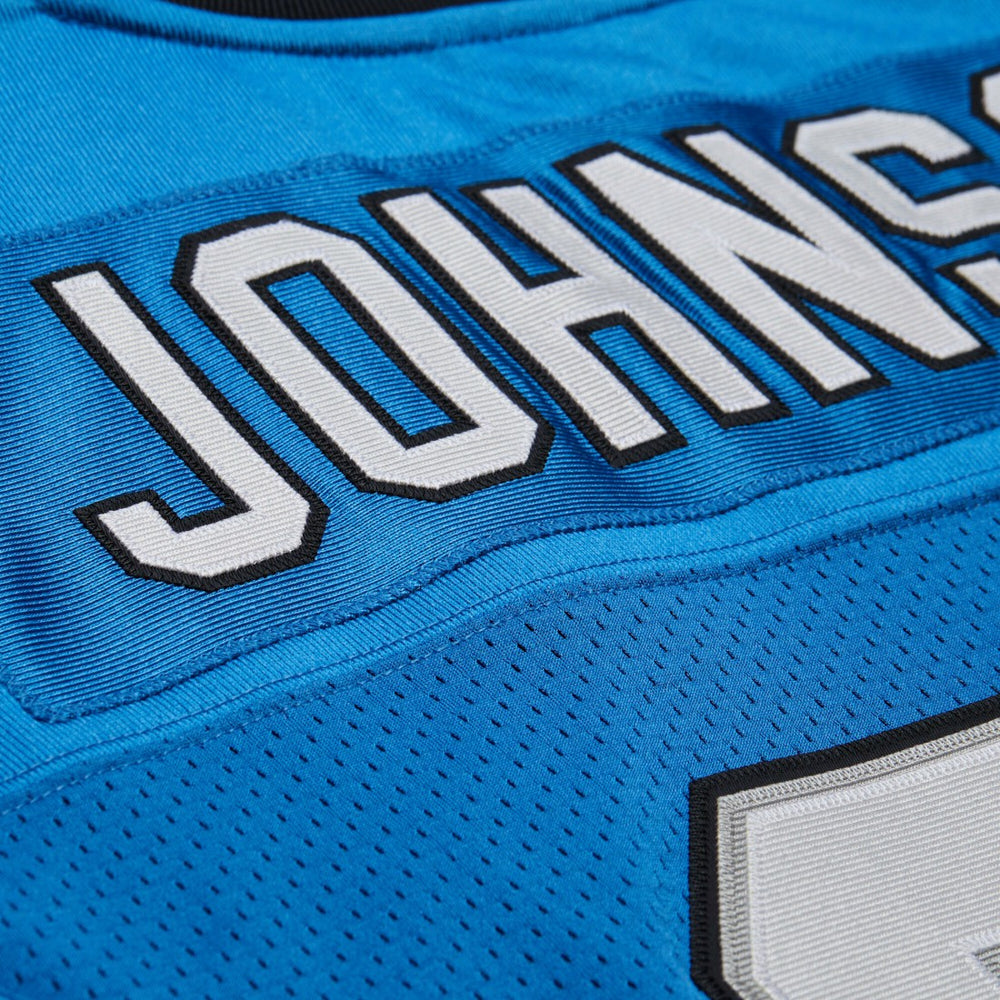 Calvin Johnson Detroit Lions 2007 Authentic Throwback Retired Player Jersey Blue