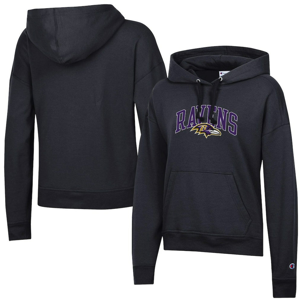 Baltimore Ravens Champion Women's Powerblend Hoodie Black