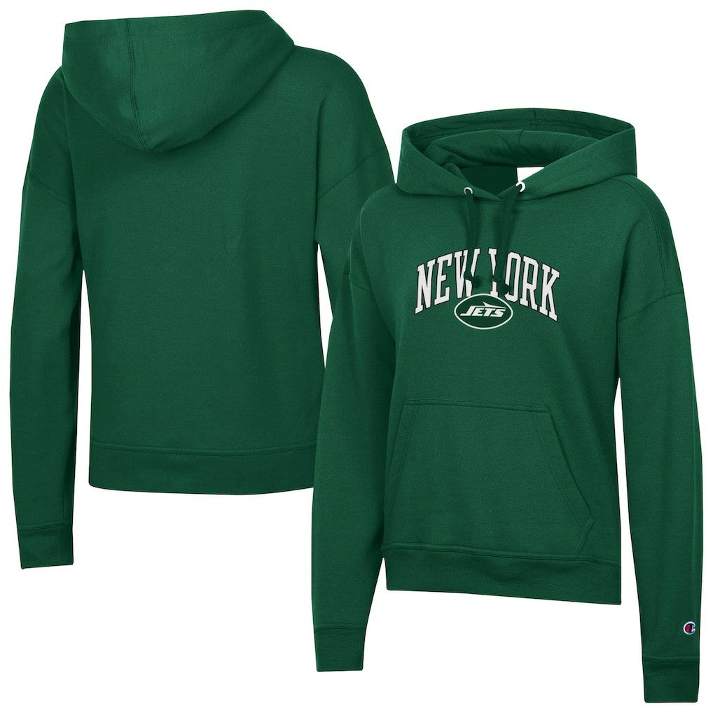 New York Jets Champion Women's Powerblend Hoodie Green