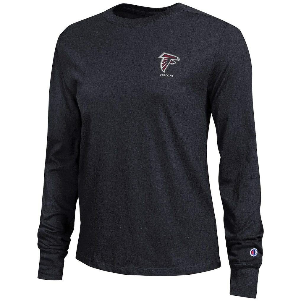 Atlanta Falcons Champion Women's Core Long-Sleeve T-Shirt Black