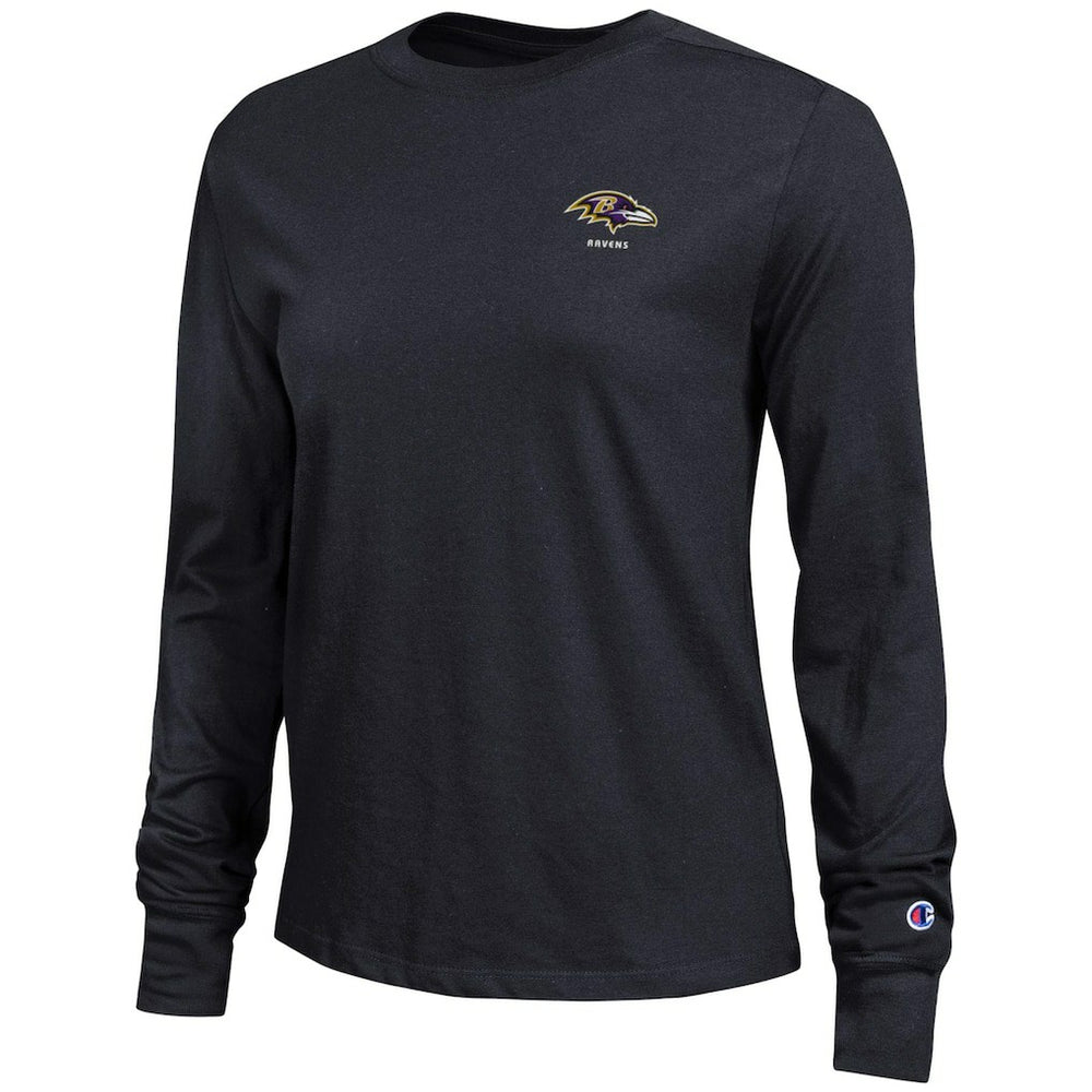 Baltimore Ravens Champion Women's Core Long-Sleeve T-Shirt Black