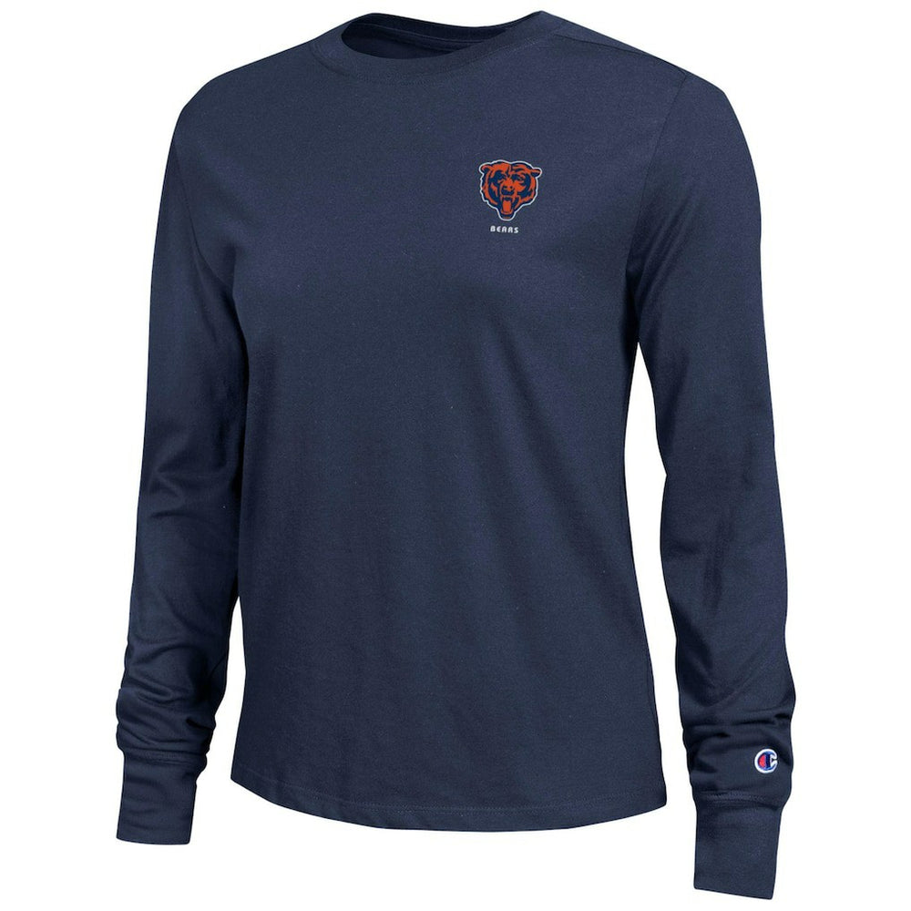 Chicago Bears Champion Women's Core Long-Sleeve T-Shirt Navy