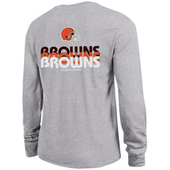Cleveland Browns Champion Women's Core Long-Sleeve T-Shirt Heather Gray