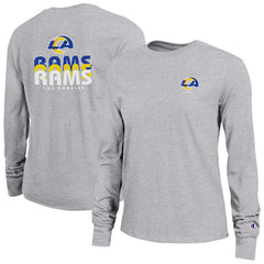 Los Angeles Rams Champion Women's Core Long-Sleeve T-Shirt Heather Gray