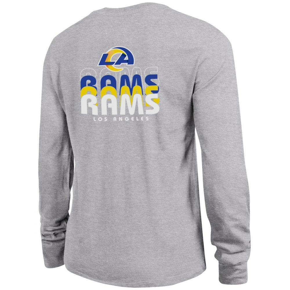 Los Angeles Rams Champion Women's Core Long-Sleeve T-Shirt Heather Gray