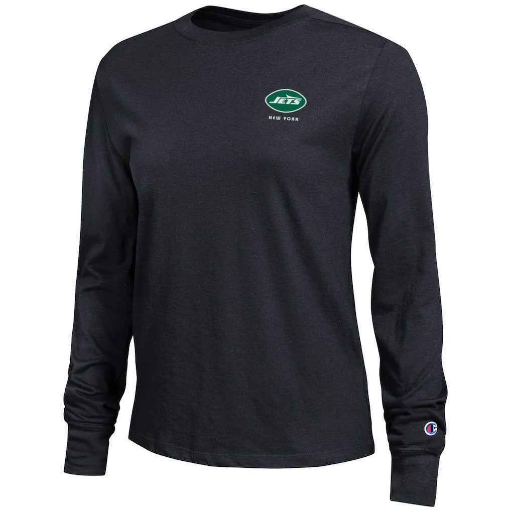 New York Jets Champion Women's Core Long-Sleeve T-Shirt Black