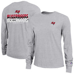 Tampa Bay Buccaneers Champion Women's Core Long-Sleeve T-Shirt Heather Gray