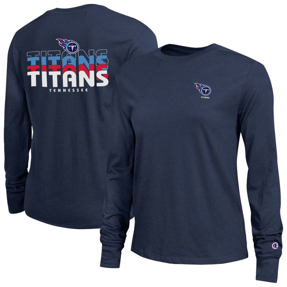 Tennessee Titans Champion Women's Core Long-Sleeve T-Shirt Navy