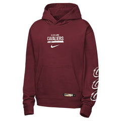 Cleveland Cavaliers Youth Courtside Club Premiere Hoodie Wine