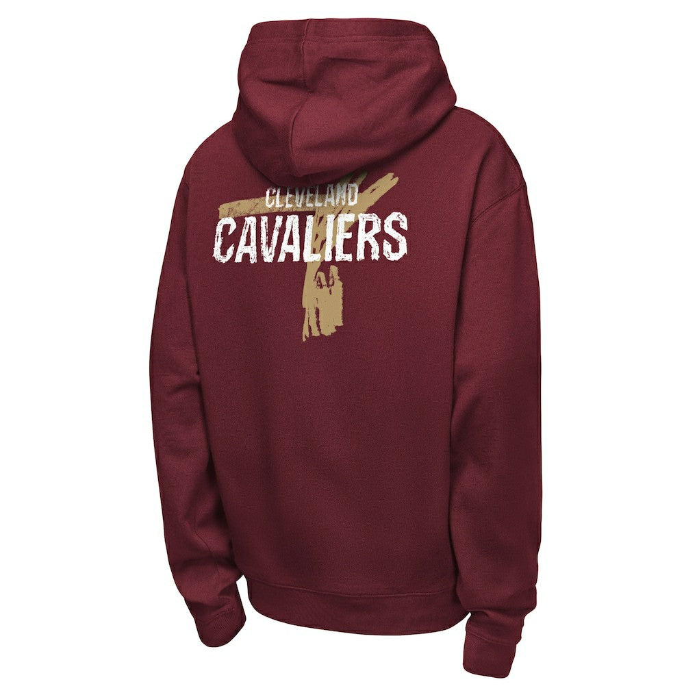 Cleveland Cavaliers Youth Courtside Club Premiere Hoodie Wine