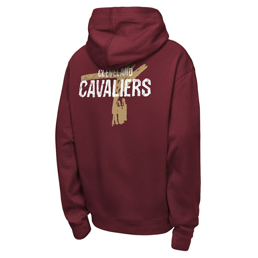 Cleveland Cavaliers Youth Courtside Club Premiere Hoodie Wine