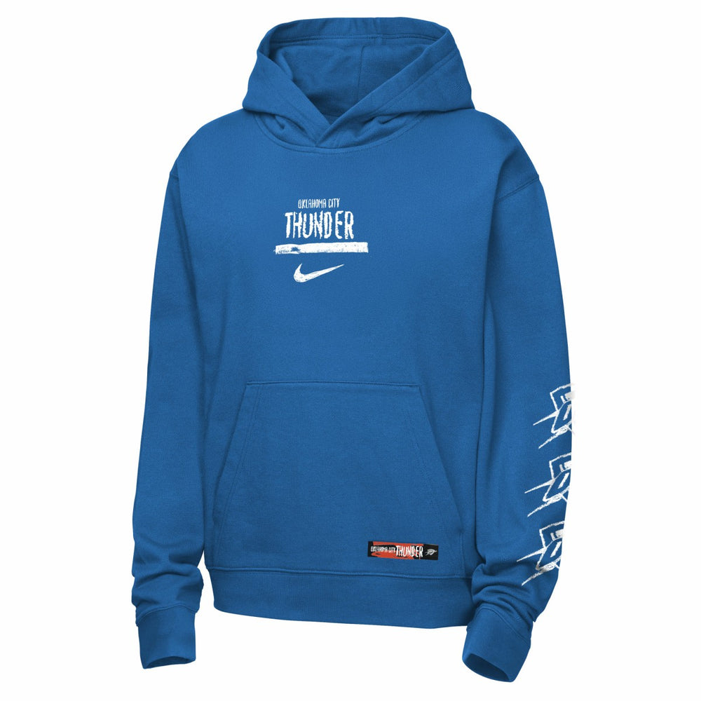 Oklahoma City Thunder Youth Courtside Club Premiere Hoodie Blue
