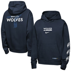 Minnesota Timberwolves Youth Courtside Club Premiere Hoodie Navy