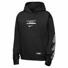 San Antonio Spurs Youth Courtside Club Premiere Hoodie Black