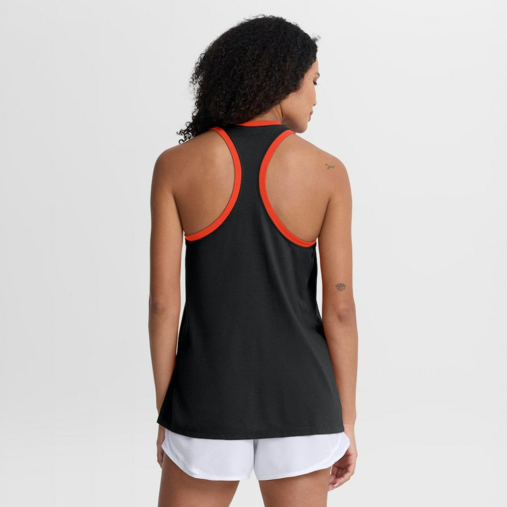 Baltimore Orioles Nike Women's Tri-Blend Dri-FIT Racerback Tank Top - Black Tanks