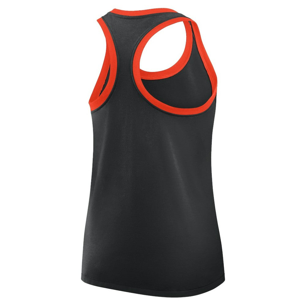 Baltimore Orioles Nike Women's Tri-Blend Dri-FIT Racerback Tank Top - Black Tanks