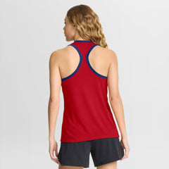 Texas Rangers Nike Women's Tri-Blend Dri-FIT Racerback Tank Top - Red Tanks