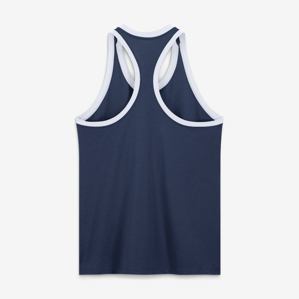 Detroit Tigers Nike Women's Tri-Blend Dri-FIT Racerback Tank Top - Navy Tanks