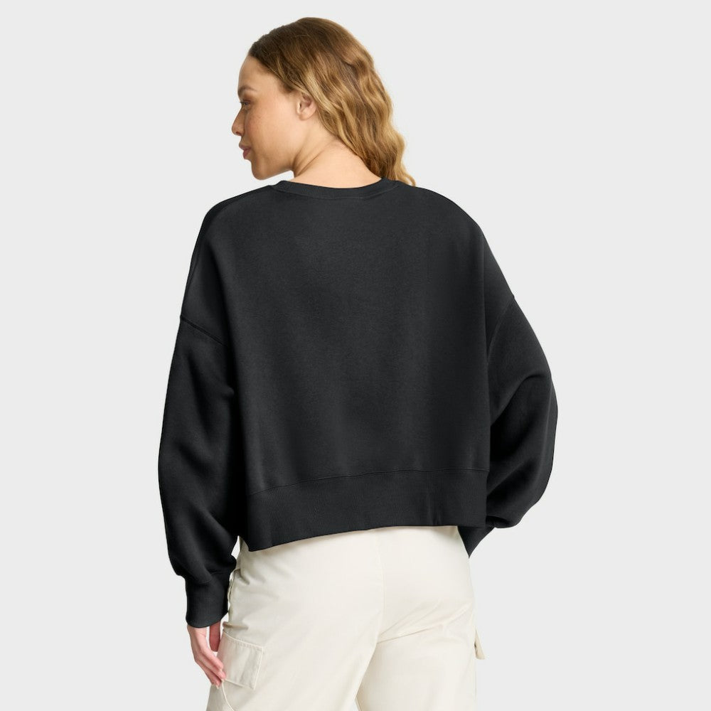 New York Yankees Nike Women's Oversized Primetime Sweatshirt - Black Sweatshirts