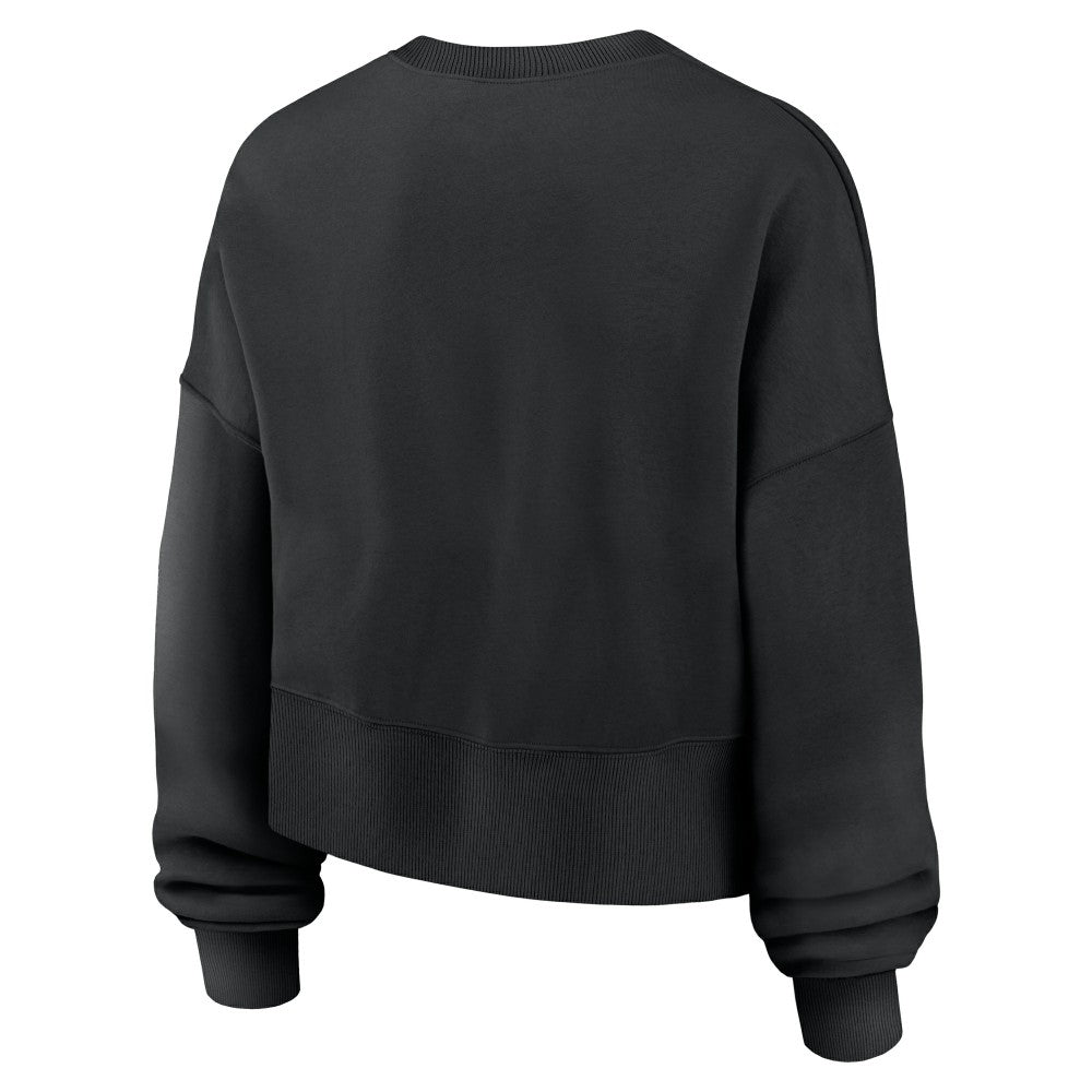 Los Angeles Dodgers Nike Women's Oversized Primetime Sweatshirt - Black Sweatshirts