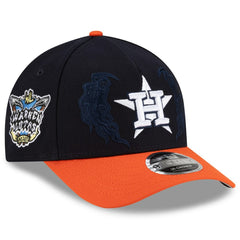 Houston Astros New Era x Warren Lotas 9FORTY A-Frame M-Crown Adjustable Hat - Navy/Orange Hats
