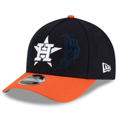 Houston Astros New Era x Warren Lotas 9FORTY A-Frame M-Crown Adjustable Hat - Navy/Orange Hats