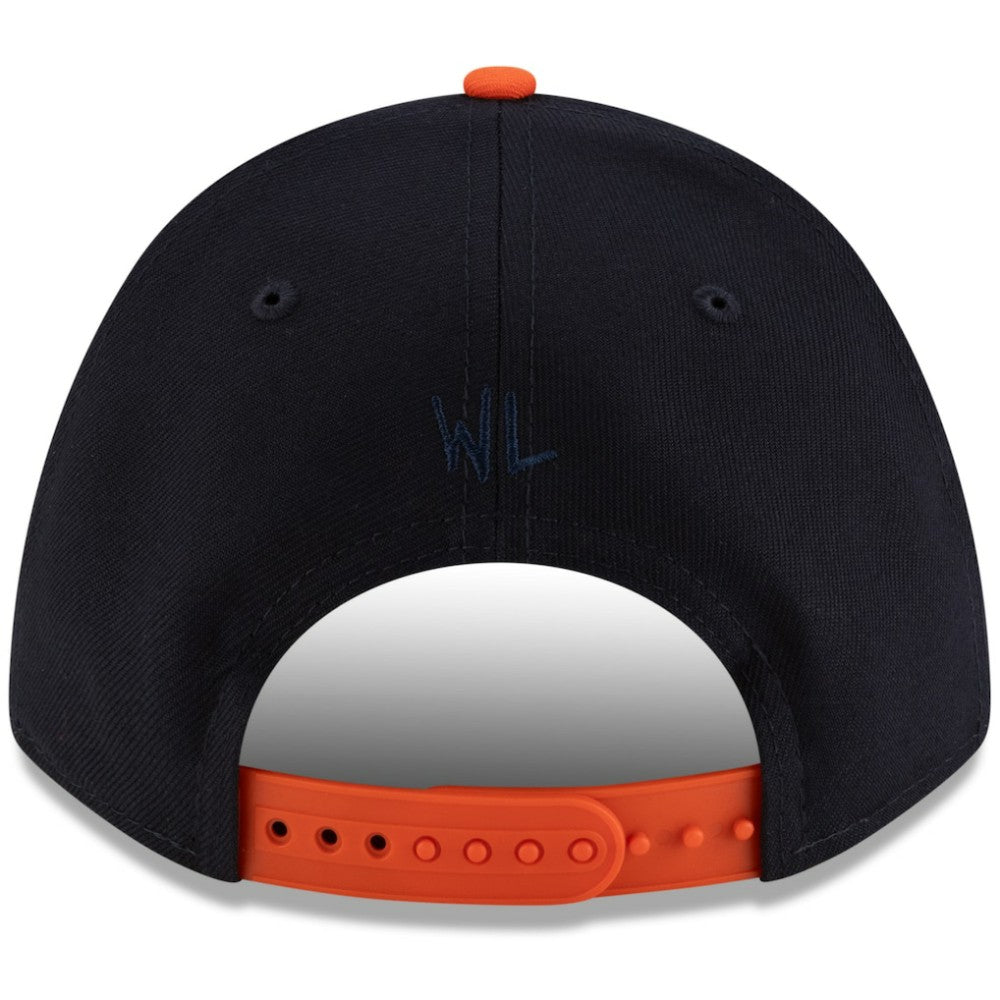 Houston Astros New Era x Warren Lotas 9FORTY A-Frame M-Crown Adjustable Hat - Navy/Orange Hats
