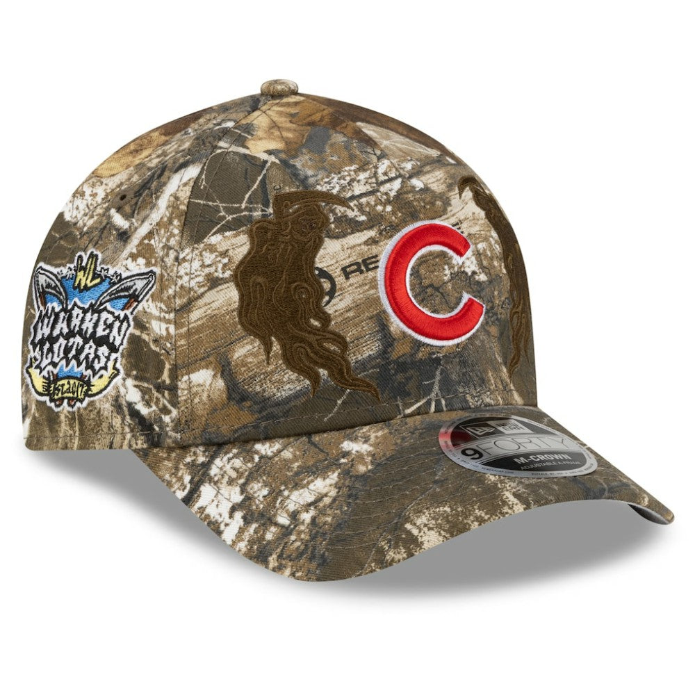 Chicago Cubs New Era x Warren Lotas Realtree 9FORTY A-Frame M-Crown Adjustable Hat - Camo Hats