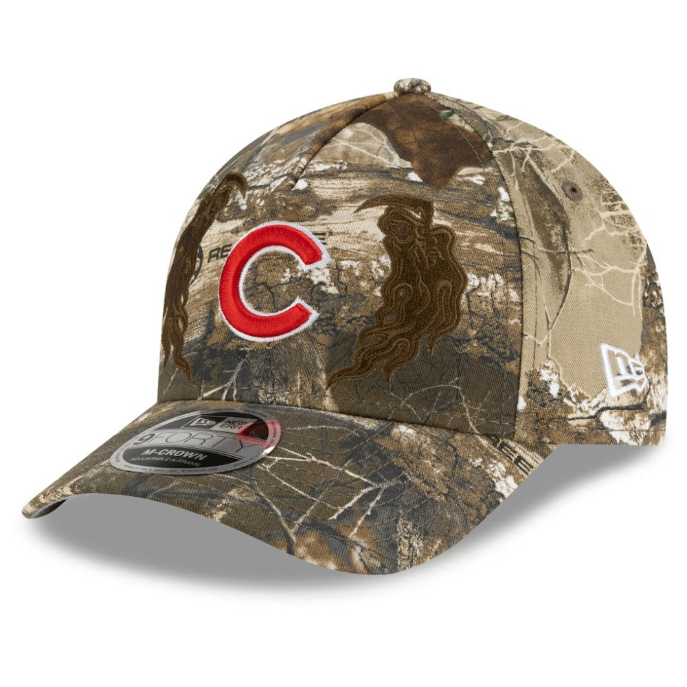 Chicago Cubs New Era x Warren Lotas Realtree 9FORTY A-Frame M-Crown Adjustable Hat - Camo Hats